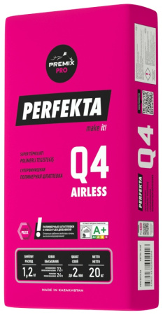 PREMIX PERFEKTA Q2 (25КГ) СУПЕРФИНИШНАЯ ШПАТЛЕВКА